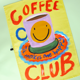 Coffee Club Tea Towel