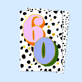 60th Birthday Card