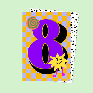 8th Birthday Card