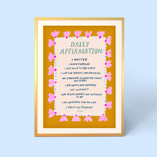 Daily Affirmations Print