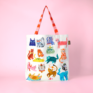 Cat Club Tote Bag