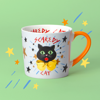 Scaredy Cat Halloween Mug