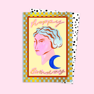 Happy Birthday Moon Goddess Card