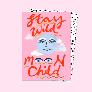 Wild Moon Child Card