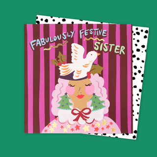 Fabulously Festive Sister Card