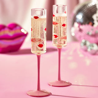 With Love Lip Glass Flutes - Set of 2