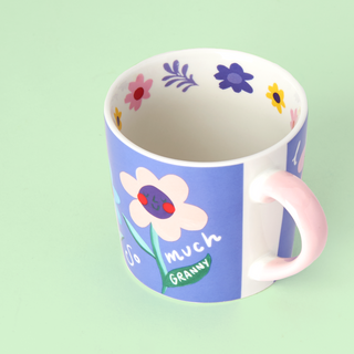 Granny Love You Floral Mug