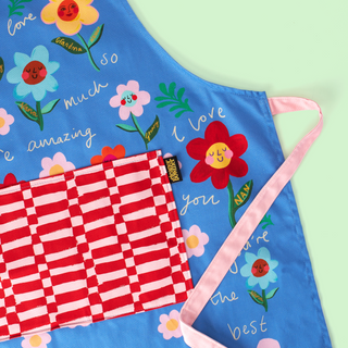 Granny Love You Floral Apron