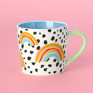 Thanks For Helping Me Grow Rainbow Mug