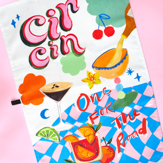 Cin Cin Tea Towel