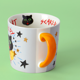 Scaredy Cat Halloween Mug