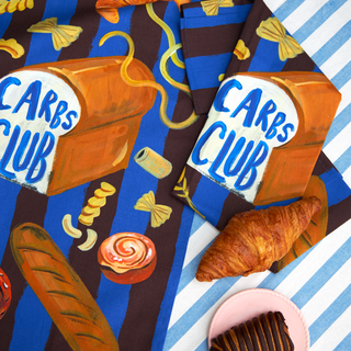 Carbs Club Tea Towel