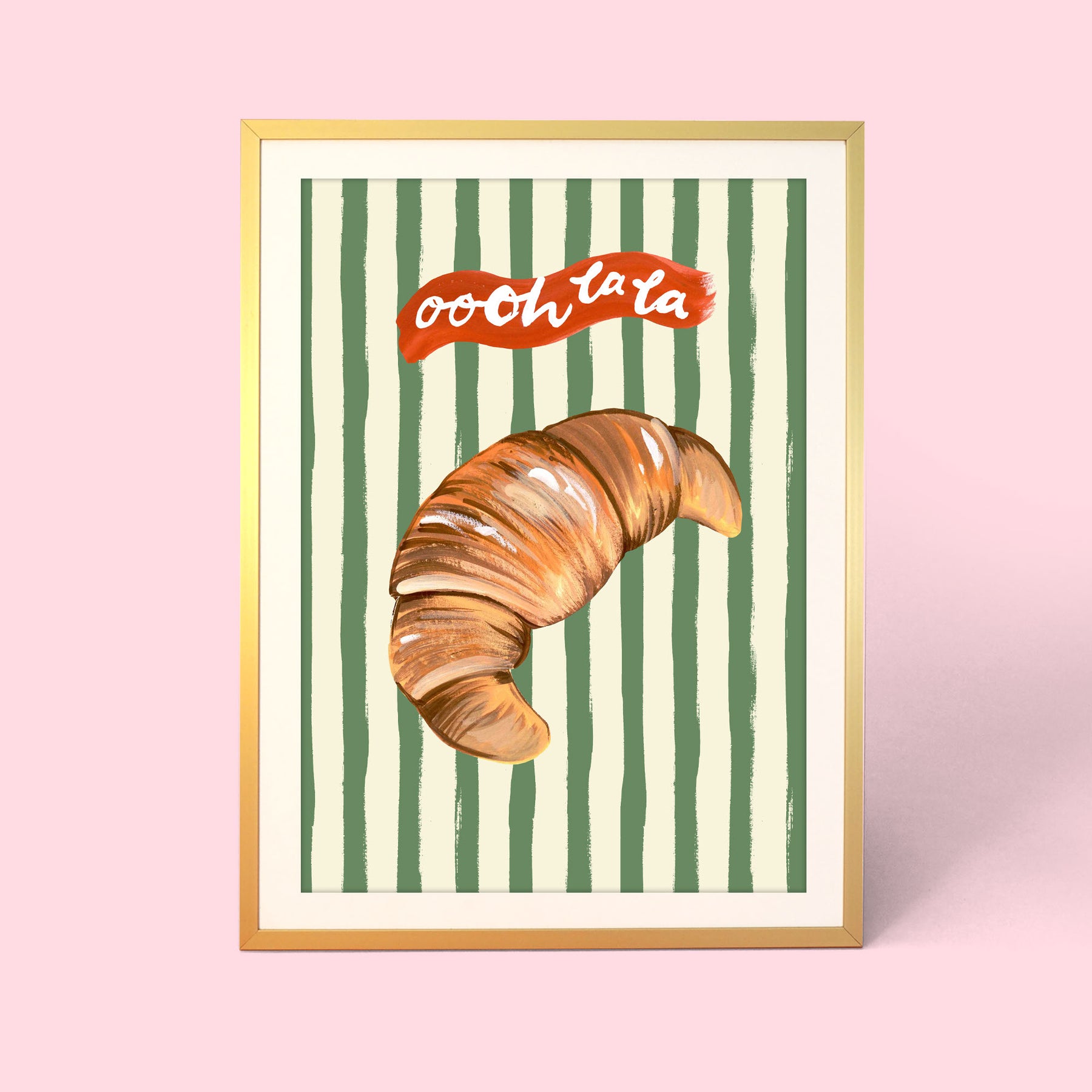 Oooh La La Croissant Print – Eleanor Bowmer