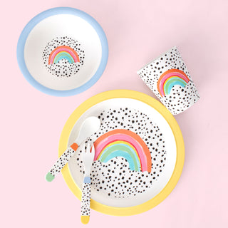 Rainbow & Dalmatian Kids Tableware Set