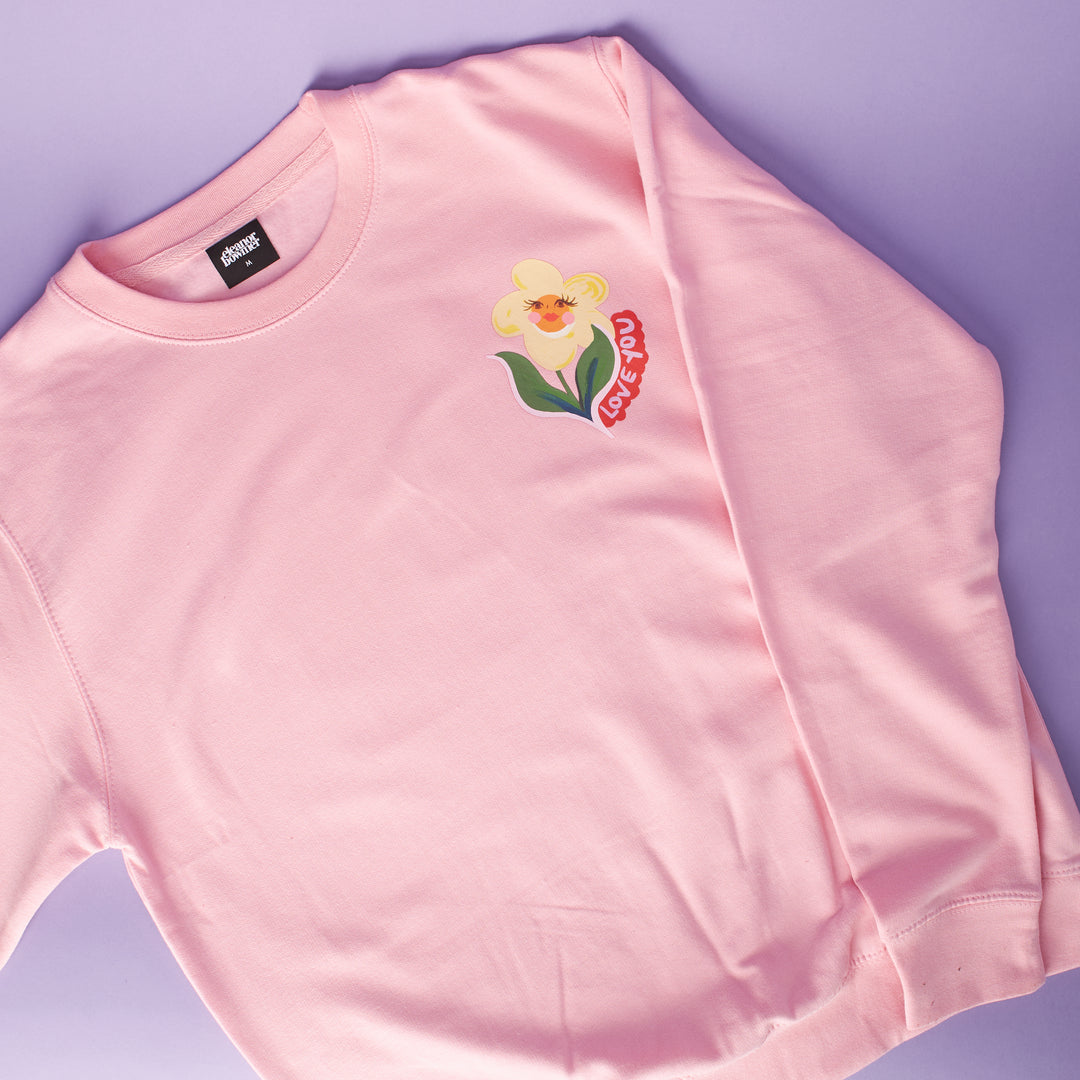 *Exclusive* Daisy Floral Pink Jumper