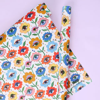 Flower Eyes Gift Wrap