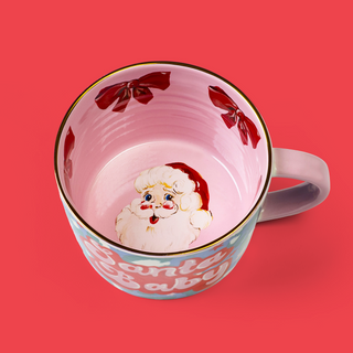 Santa Baby Christmas Leopard Mug