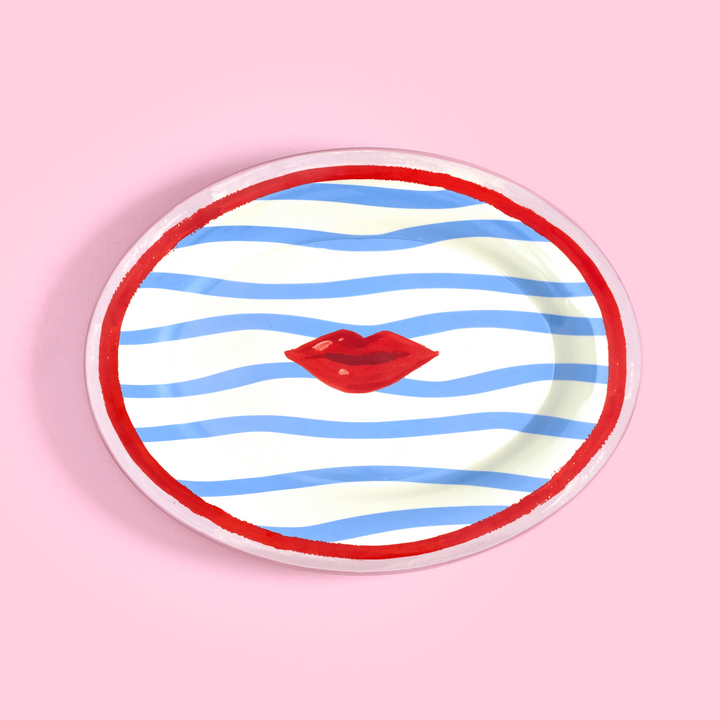 Electric Coast Lips Serve Platter