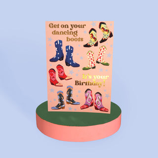 Dancing Boots Card