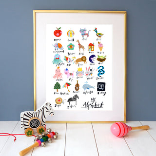 My Animal Alphabet Print