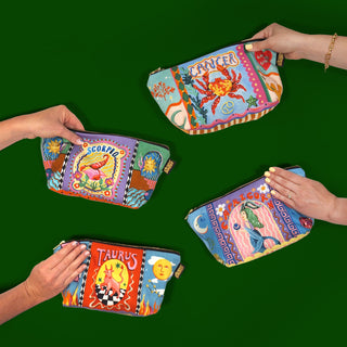 Taurus Zodiac Zip Bag